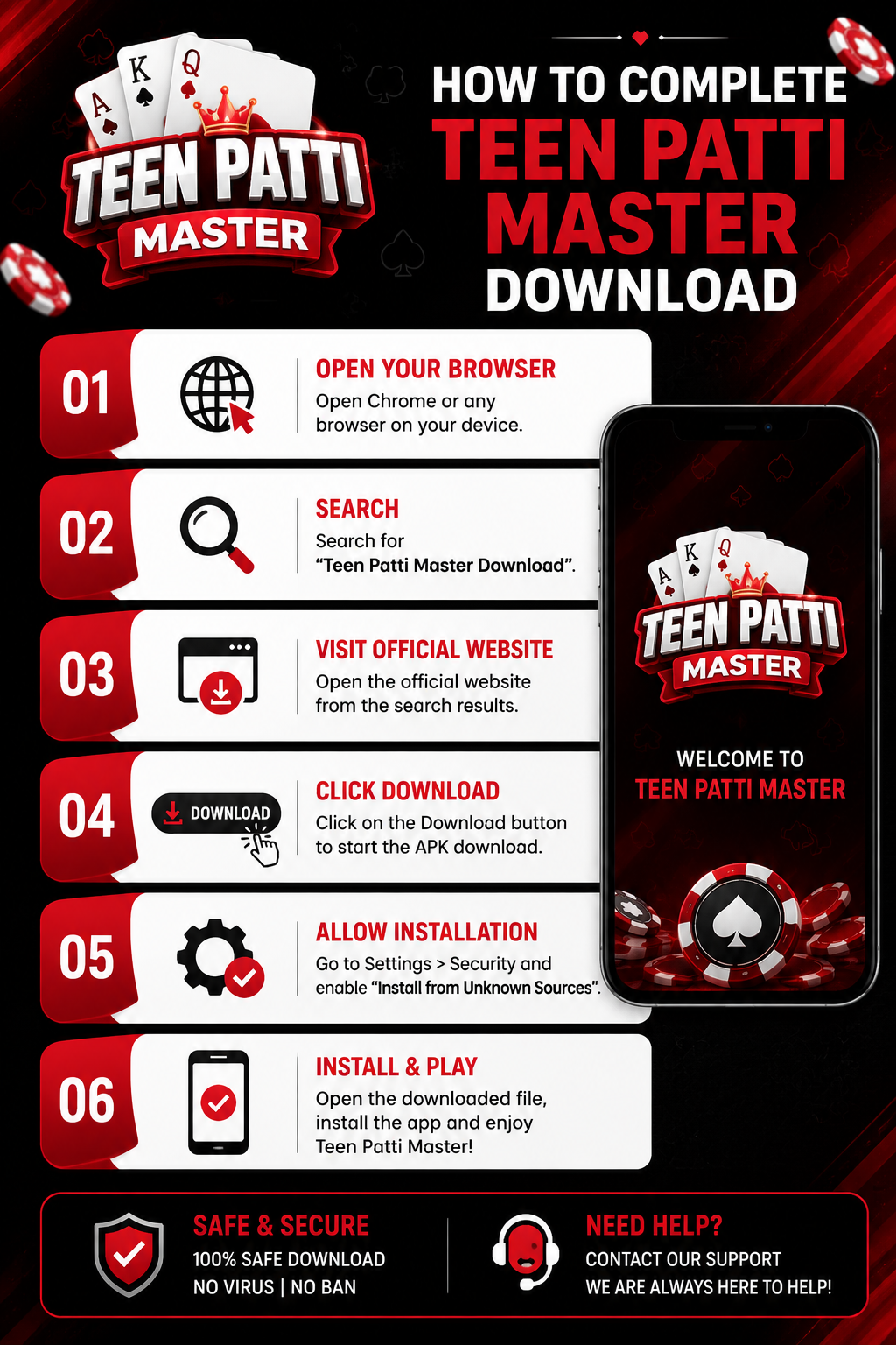 How to Complete Teen Patti Master Download