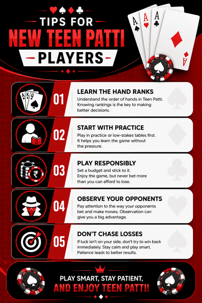 Tips for New Teen Patti Players
