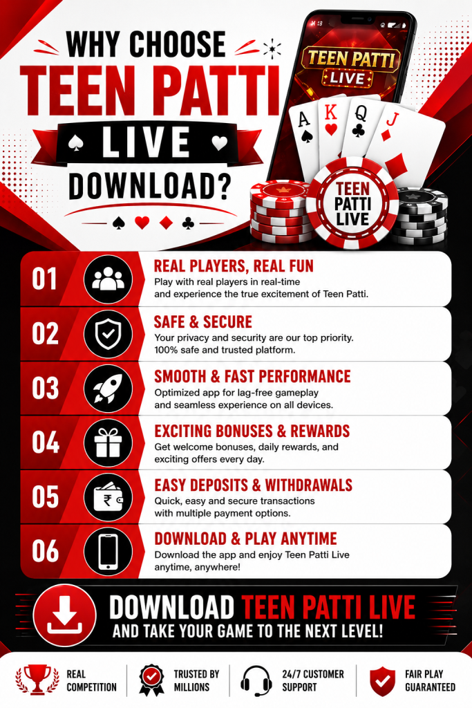 Why Choose Teen Patti Live Download